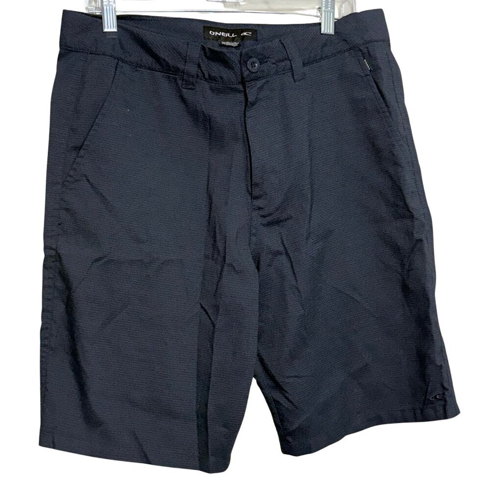 O'Neill Mens Navy Flat Front Chino‎ Cooper 21" Shorts - Size 32